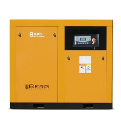 Промышленный винтовой компрессор BERG ВК-45Р-E/8 бар с ременным частотно-регулируемым приводом