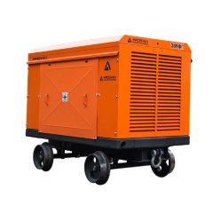 Промышленная воздушно-компрессорная шахтная станция Арсенал ЗИФ-ШВ 33/0,7 1140, 660 В на скатах